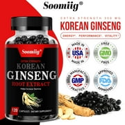Soomiig Korean Ginseng Supplement - Contains high concentration of ginseng root extract to enhance immunity and regulate mood