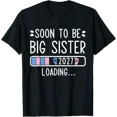 thumbnail image 1 of Soon To Be Big Sister 2027 T Shirt Size S-5XL, 1 of 5
