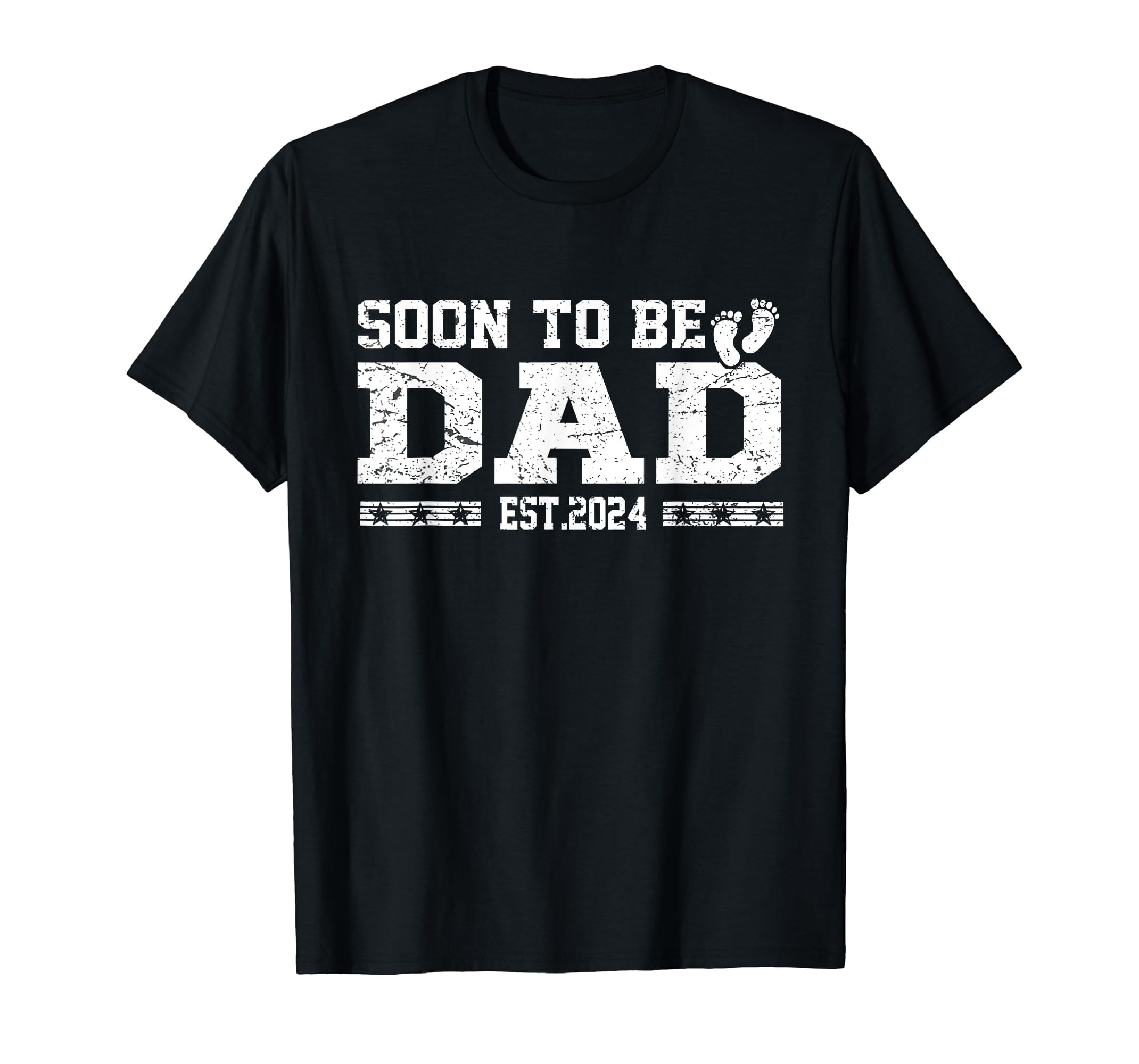 Soon To Be Dad Est 2024 Father's Day First Time New Dad T-Shirt ...