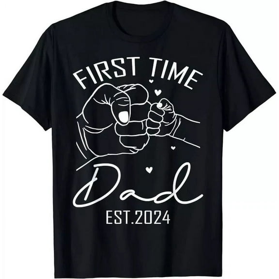 Soon To Be Dad Est 2024 T-Shirt, First Time Dad, Father'S Day Gifts Unisex S-5XL Hot Trending Shirt, Vintage Birthday Gift