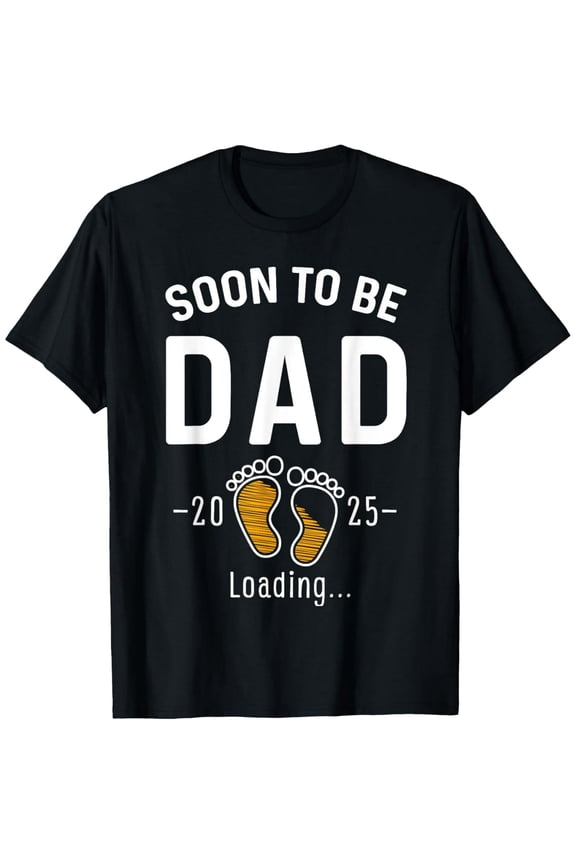 Soon To Be Dad Est 2025 Promoted to Daddy Gifts 1st Time Dad T-Shirt