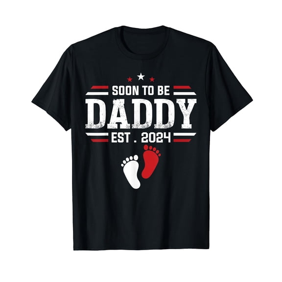 Soon To Be Daddy 2024 New Dad 2024 First Time Dad T-Shirt