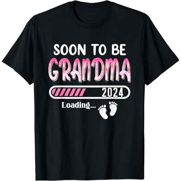 Soon To Be Grandma Est.2024 Mom Pregnancy Announcement T-Shirt