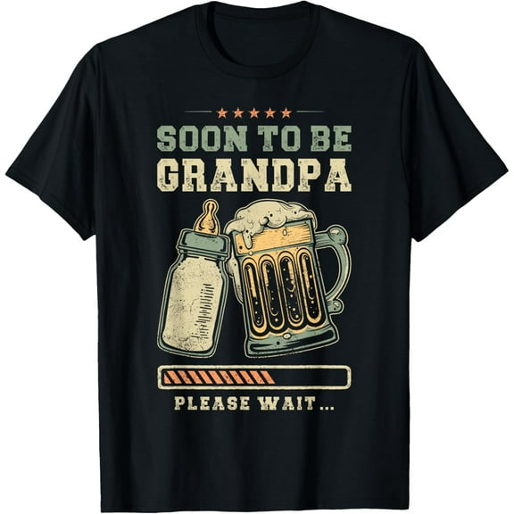 Soon To Be Grandpa, Baby Announcement, Expecting Grandfather T-Shirt
