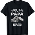thumbnail image 1 of Soon To Be Papa Est 2024 Fathers Day First Time New Papa T-Shirt, 1 of 4