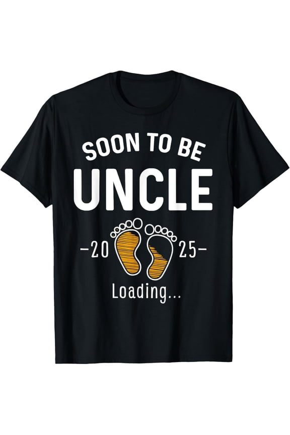 Soon To Be Uncle Est 2025 Gifts 1St Time Promoted To Uncle T-Shirt
