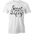 thumbnail image 1 of Soon To Be Wifey T-Shirt | Happily Married White Tee Gift, 1 of 5