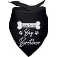 thumbnail image 1 of Soon to Be Big Brother Dog Bandana - Gender Revealing Scarf, Photo Prop, Pregnancy Announcement, Pet Baby Announcement Accessories for Dog Lovers, 1 of 6