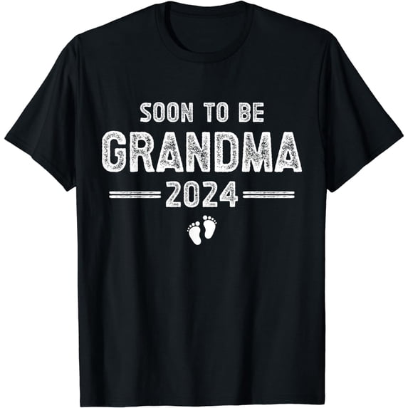 Soon to Be Grandma 2024 Promoted to Grandma T-Shirt