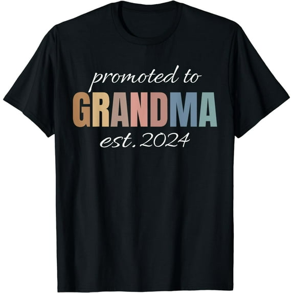 Soon to Be Grandma 2024, Promoted to Grandmother Est 2024 T-Shirt