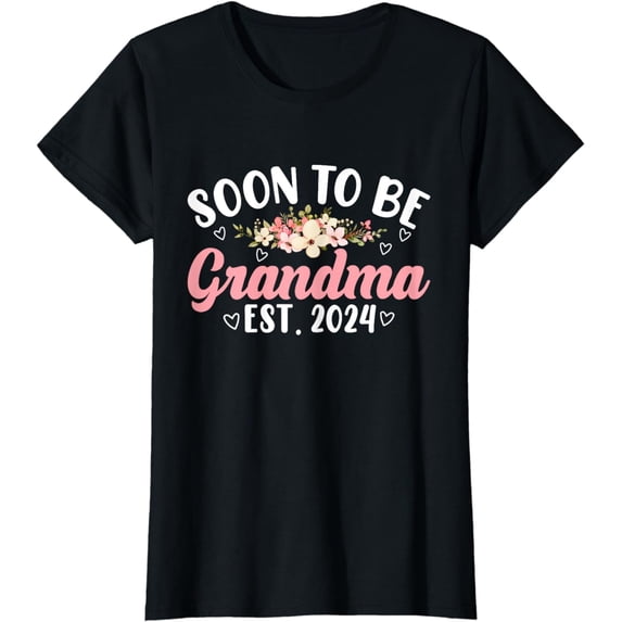 Soon to Be Grandma 2024 Shirt Mother's Day for New Grandma T-Shirt