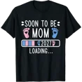 thumbnail image 1 of Soon to Be Mom 2027 Loading Pregnancy Announcement 2027 T-Shirt, 1 of 2