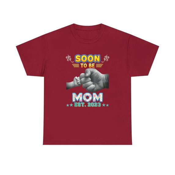 Soon to Be Mom Est 2023 Father and Son Fist Day Papa Dad Dad Tshirt