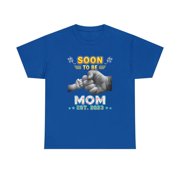 Soon to Be Mom Est 2023 Father and Son Fist Day Papa Dad Dad Tshirt