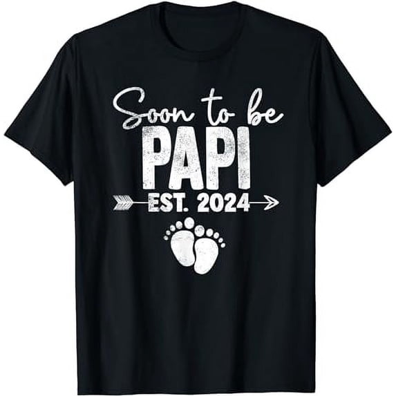 Soon to Be Papi Est 2024 Retro Promoted to Papi 2024 T-Shirt