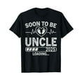 thumbnail image 1 of Soon to Be Uncle 2025 Loading Funny Pregnancy Announcement T-Shirt, 1 of 5