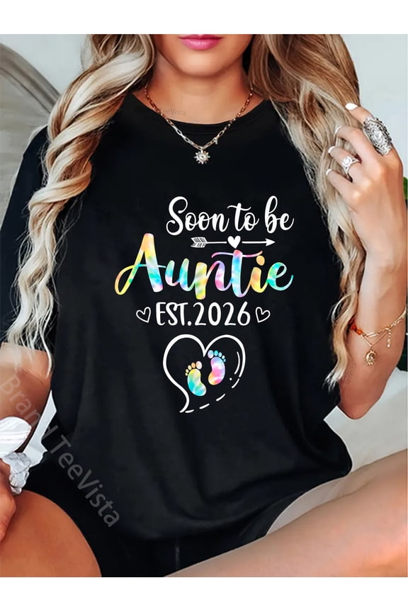 Soon to be Aunt est 2026 for new Aunt T-Shirt