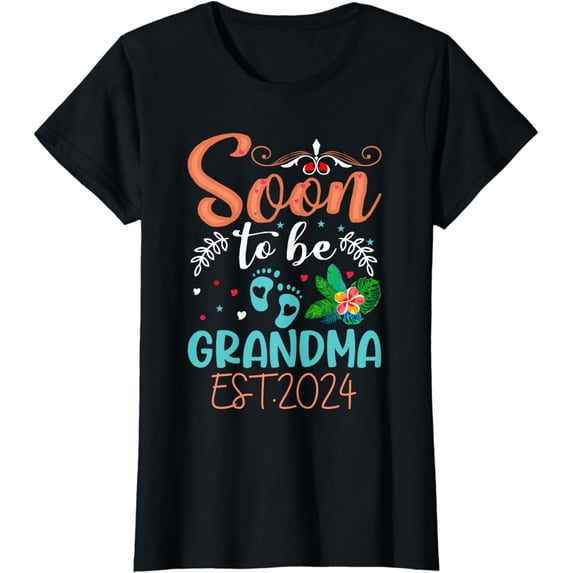 Soon to be Grandma 2024 Mother's Day For New Grandma T-Shirt