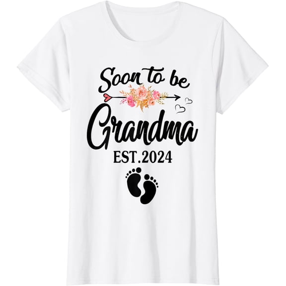 Soon to be Grandma 2024 Shirt Mother's Day For New Grandma T-Shirt