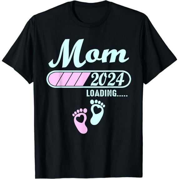 Soon to be Mom 2024 loading bar T-Shirt