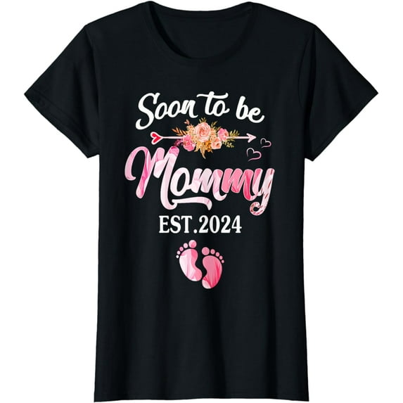Soon to be Mommy 2024 Mother's Day First Time Mom Pregnancy T-Shirt
