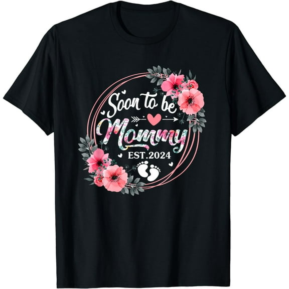 Soon to be Mommy 2024 Mother's Day First Time Mom Pregnancy T-Shirt