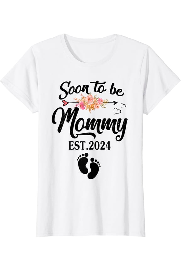 Soon to be Mommy 2024 Mother's Day First Time Mom Pregnancy T-Shirt