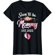 Soon to be Mommy 2025 Mothers Day First Time Mom Pregnancy T-Shirt