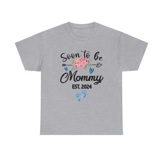 Soon to be Mommy Boy Mothers Day 1st Time Mom Pregnancy Shirt ID-0207-LPIM