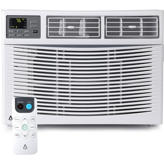Soonbuy 10,000 BTU Window Air Conditioner, Cools 400-450 Sq. Ft., 24H Timer, Unit Remote/App Control,Ultra Quity&Sleep Mode, White