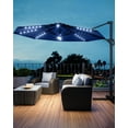 thumbnail image 1 of Soonbuy 10FT Patio Umbrella, 360-Degree Rotation, With Solar LED, 1 of 5