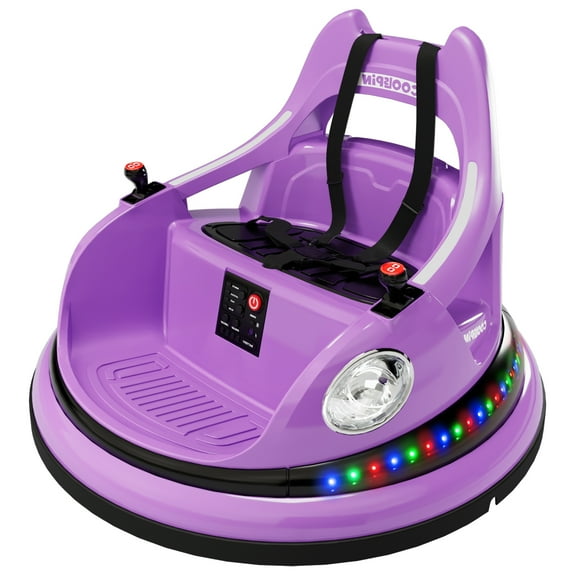 Soonbuy 12V Bumping Car With Remote Control, 360 Degree Spin