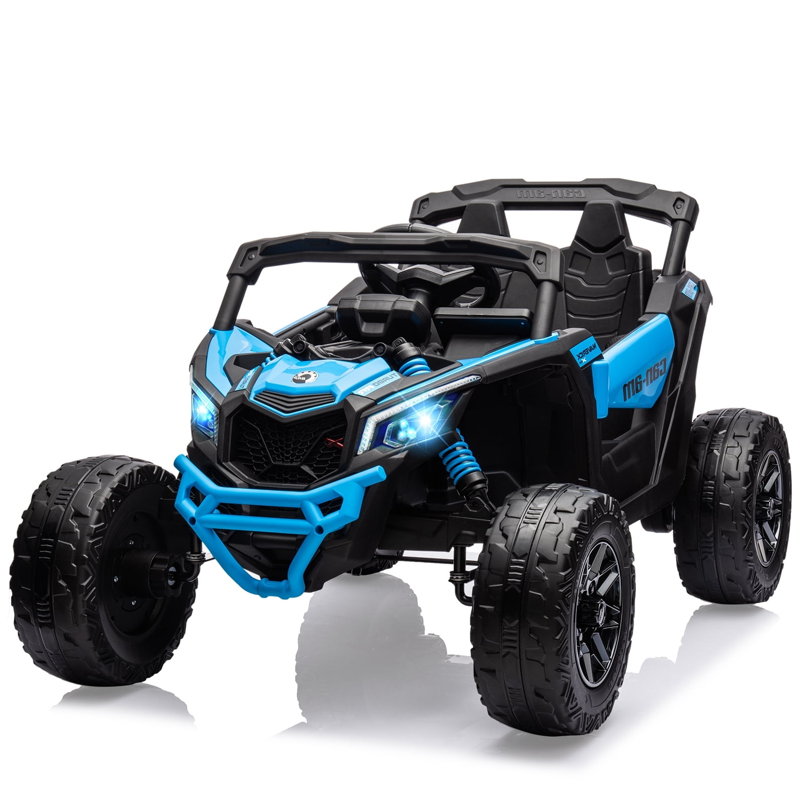 12V Blue Electric Ride-On UTV with Remote Control