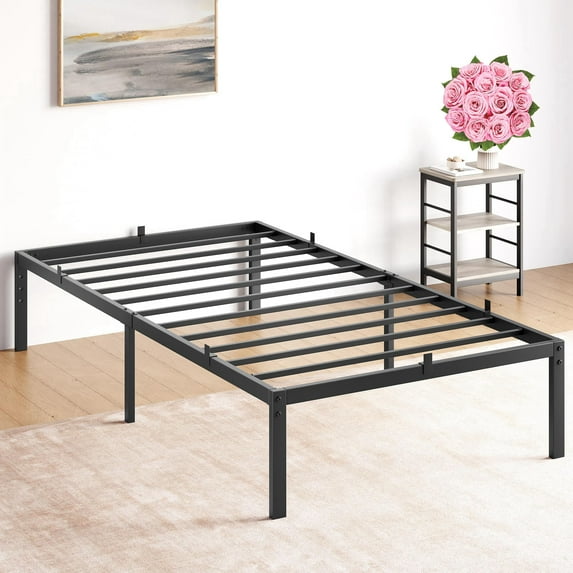 Soonbuy 14 Inch Twin Bed Frame with Storage, No Box Spring Needed