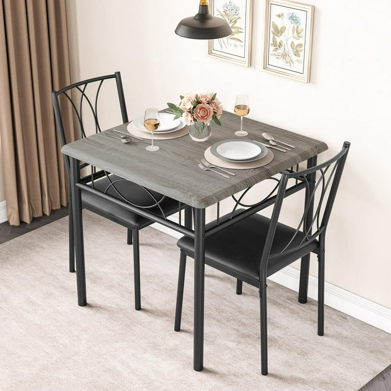 Soonbuy Small Room Rectangular Dinette Furniture Set