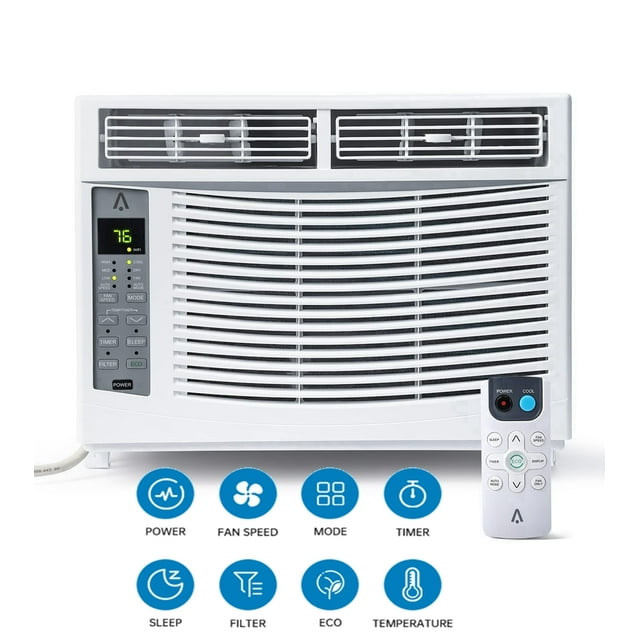 Soonbuy 6000 BTU Air Conditioner, Remote/App Control, Fast Cooling, ECO