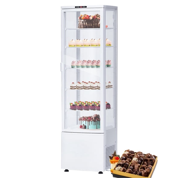 Soonbuy Commercial Cake Display Refrigerator, 10.9 Cu. White