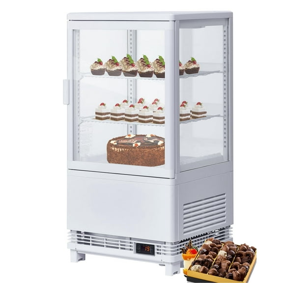 Soonbuy Commercial Cake Display Refrigerator, 2.1 Cu. White