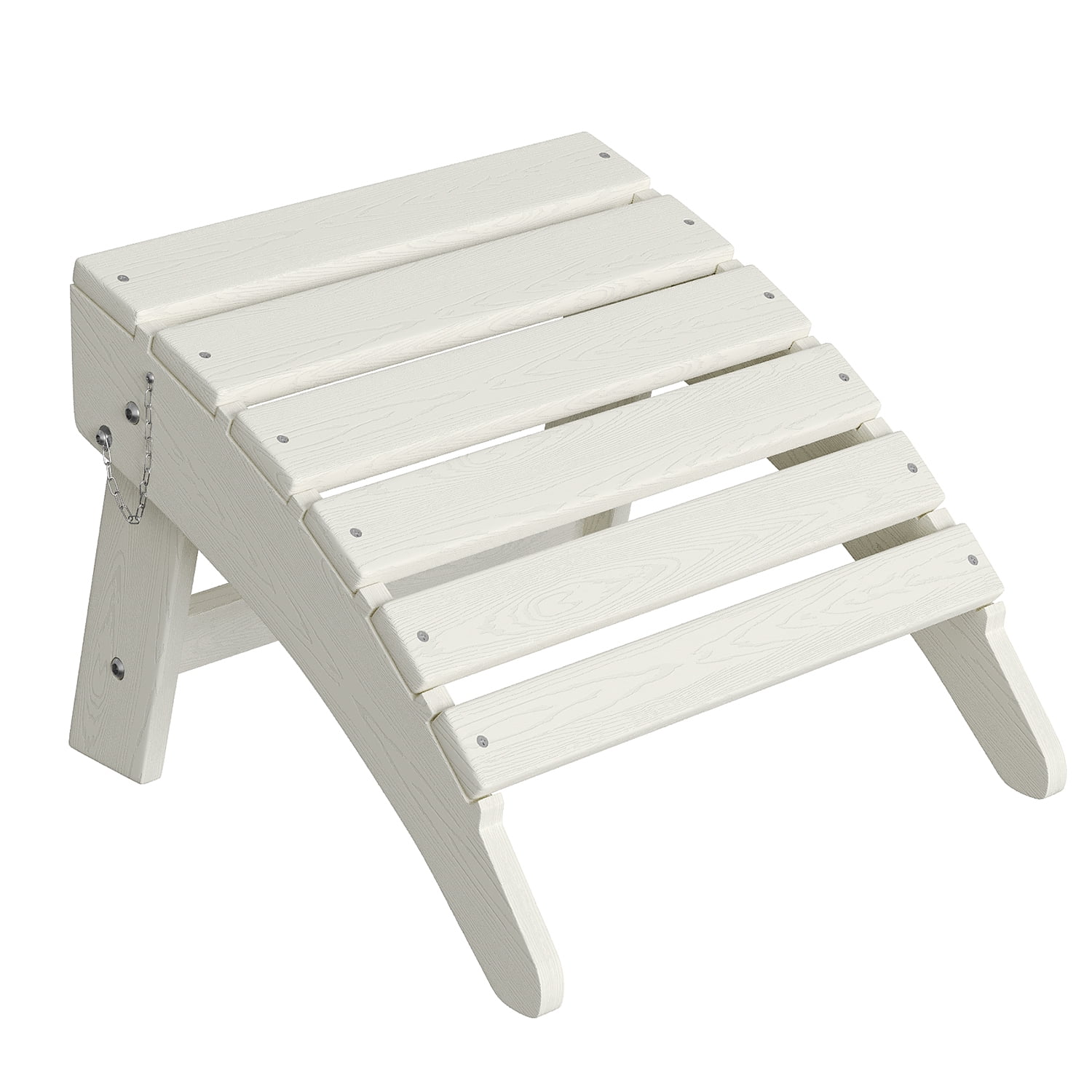 Soonbuy Folding Adirondack Ottomans, HDPE Outdoor Foot Rest for Adirondack Chair, All-Weather Patio Ottoman for Deck, Lawn, Porch and Poolside