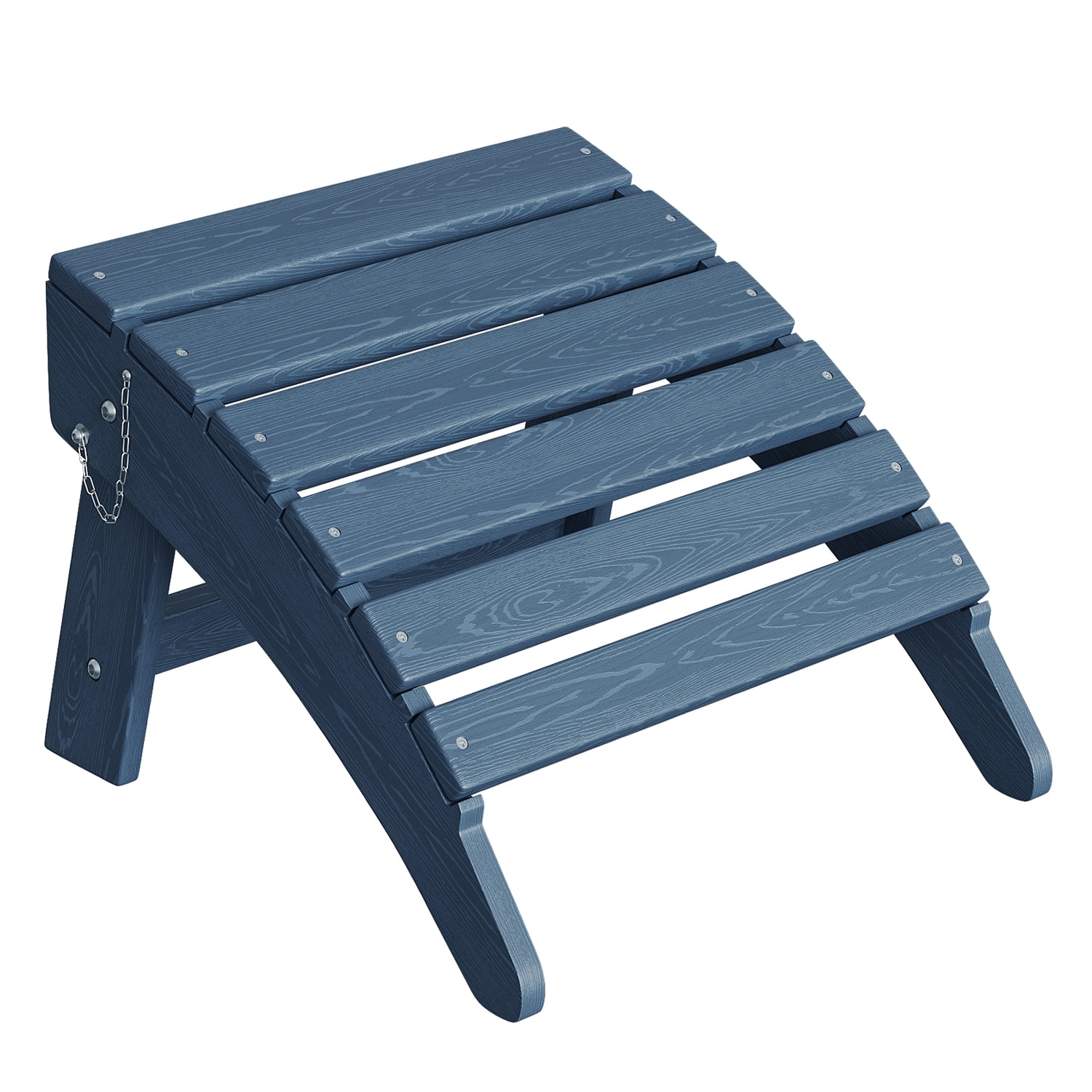 Soonbuy Folding Adirondack Ottomans, HDPE Outdoor Foot Rest for Adirondack Chair, All-Weather Patio Ottoman for Deck, Lawn, Porch and Poolside