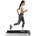 thumbnail image 1 of Soonbuy Folding Treadmill with Low Noice, No-Assembly Portable Treadmill with Display & Pulse Detection, Quiet 2.25HP Motor, Compact Walking Pad for Home Office Apartment, 265lbs Capacity, 1 of 7