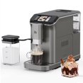 thumbnail image 1 of Soonbuy Fully Automatic Espresso Machine 20 Bar, With Milk Frother Steam Wand,Sliver, 1 of 7