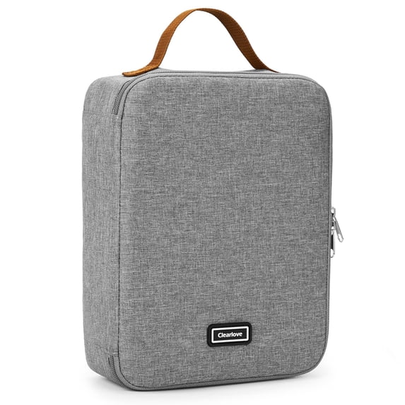 Soonbuy Lunch Bag Insulated Lunch Box - Durable Insulated Lunch Bag Reusable, Gray