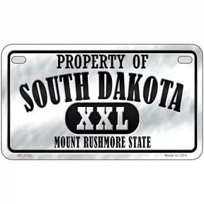 Sooners Fan Novelty Metal License Plate 7" x 4" Motorcycle (MP)