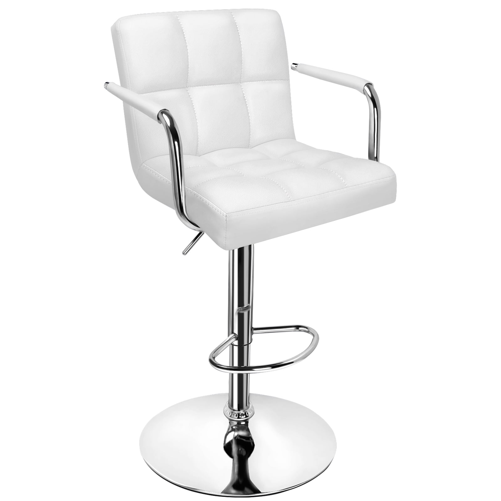 Soontrans Bar Stools with Back and Arms, Adjustable Set of 1 Counter