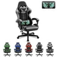 thumbnail image 1 of Soontrans Gray Gaming Chairs with Massage,Ergonomic Computer Gamer Chair,Game Chair with Adjustable Headrest and Lumbar Support, Gray, 1 of 6