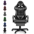 thumbnail interactive-video image 1 of Blue Gaming Chairs With Massage,Ergonomic Computer Gamer Chair,Game... 1 of 13