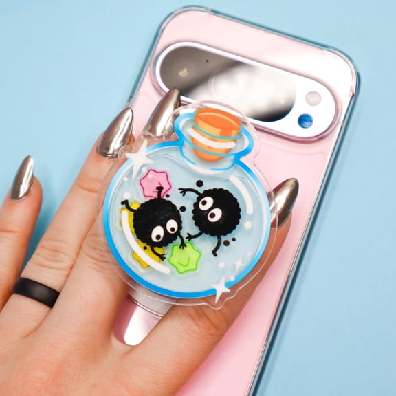 Soot Sprite Potion MagSafe Phone Grip | Acrylic Shaker Charm