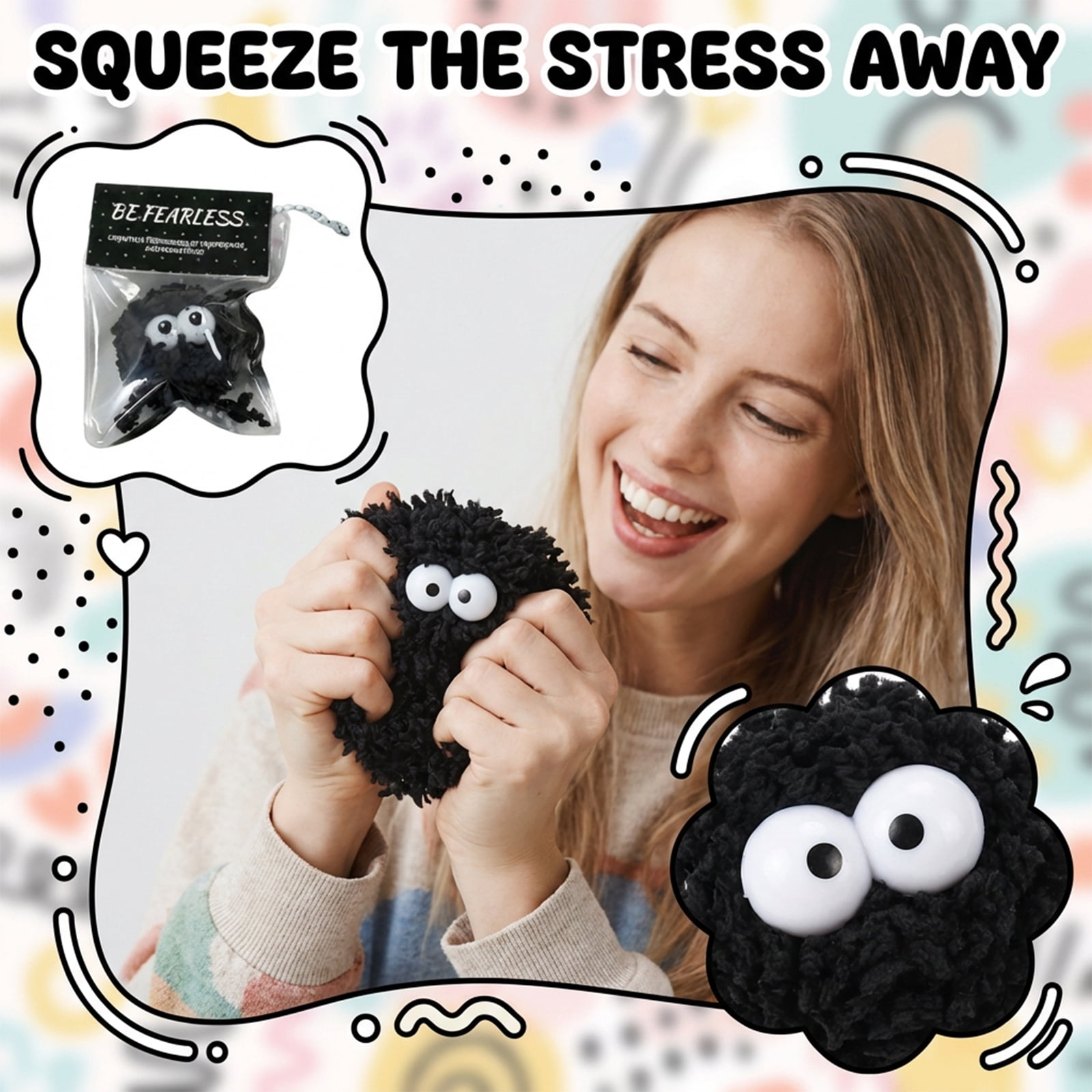 Soot Sprites Squishiesr, Fidget Toys Adults & Teens, Easter Basket ...