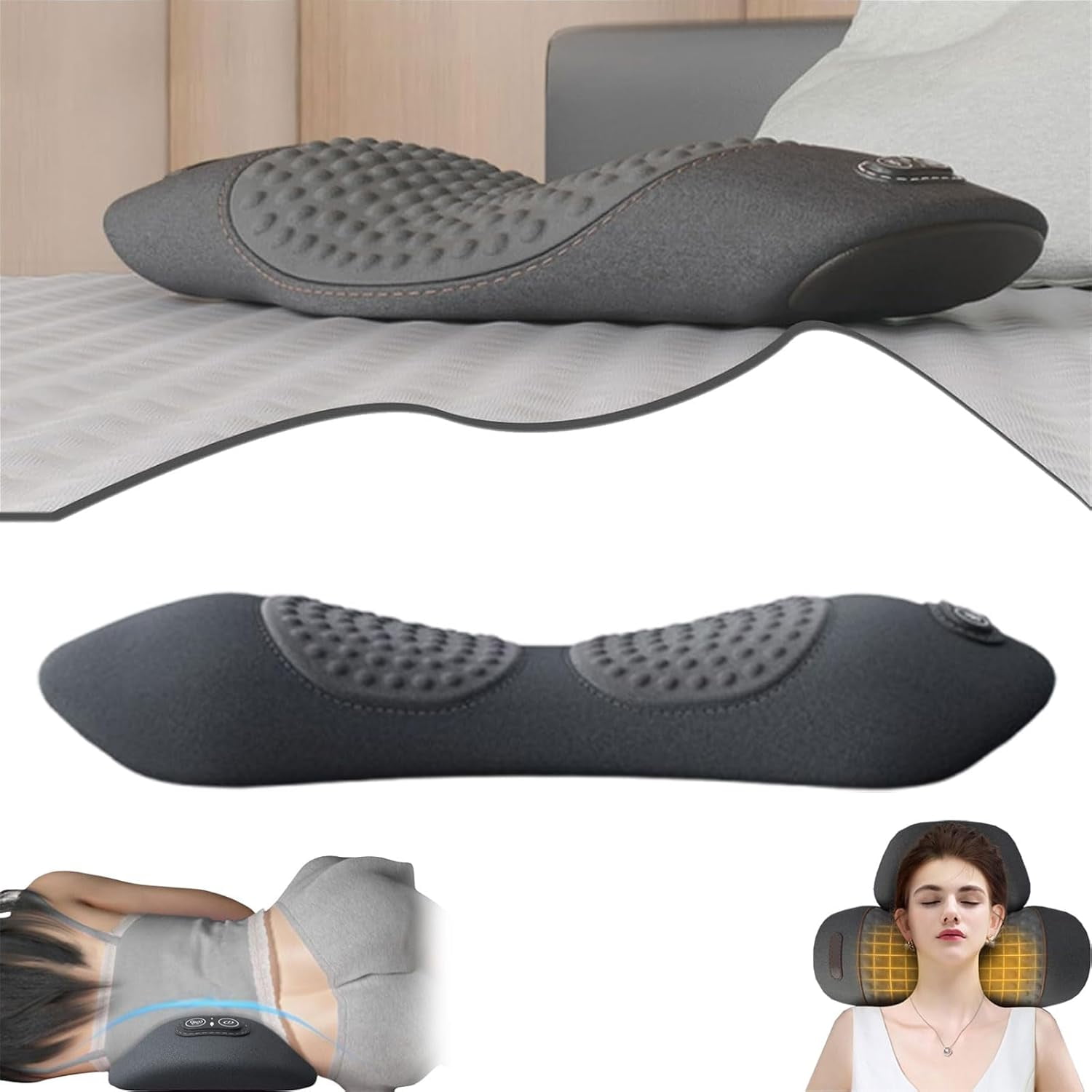 My Soothe Lab 3 in 1 Back Massager, 2025 New My Soothe lab Back Massager, Soothe 3 in 1 Back Massager for Neck and Shoulder and Back,Bring You a New Comfortable Experience (1pcs)